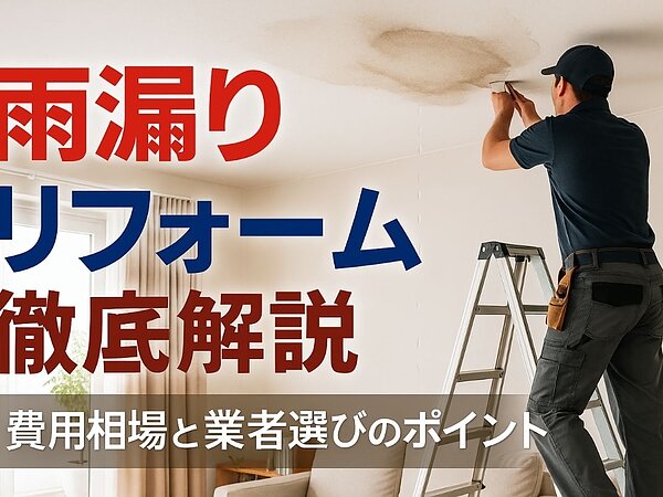 雨漏りリフォームの原因と費用相場を徹底解説！失敗しない業者選びと事例紹介の画像